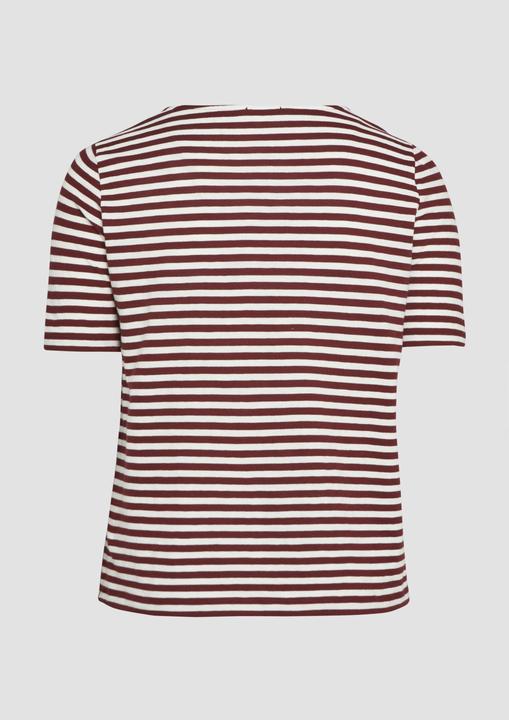 Produktbild s.Oliver Gestreiftes Halbarmshirt mit Flammgarn (44)