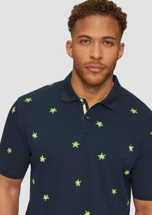 Immagine prodotto S.Oliver Polo-Shirt Poloshirt mit All-over-Print (XXL)
