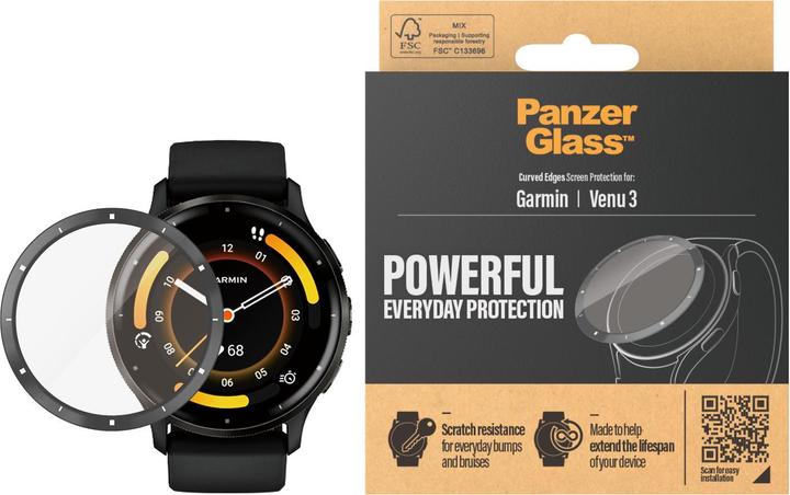 Image du produit PanzerGlass Watch Screen Protector Glass (Garmin Venu 3)