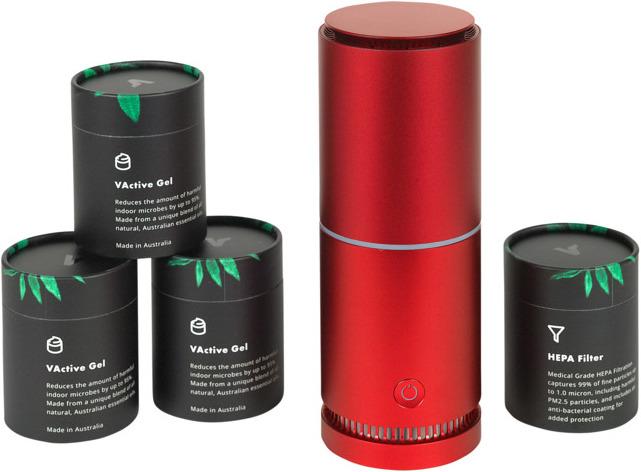 Actual product image VBreathe Air purifier Tasman red (36 m²)