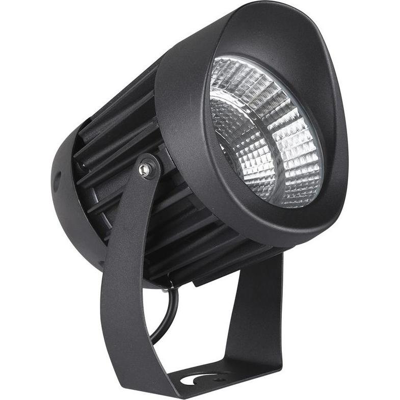 Nova Luce, Gartenbeleuchtung, NORTH LED Bodenspot Schwarz 20W IP65 Warmweiss 12x12x18cm 9240678 (9240 lm)
