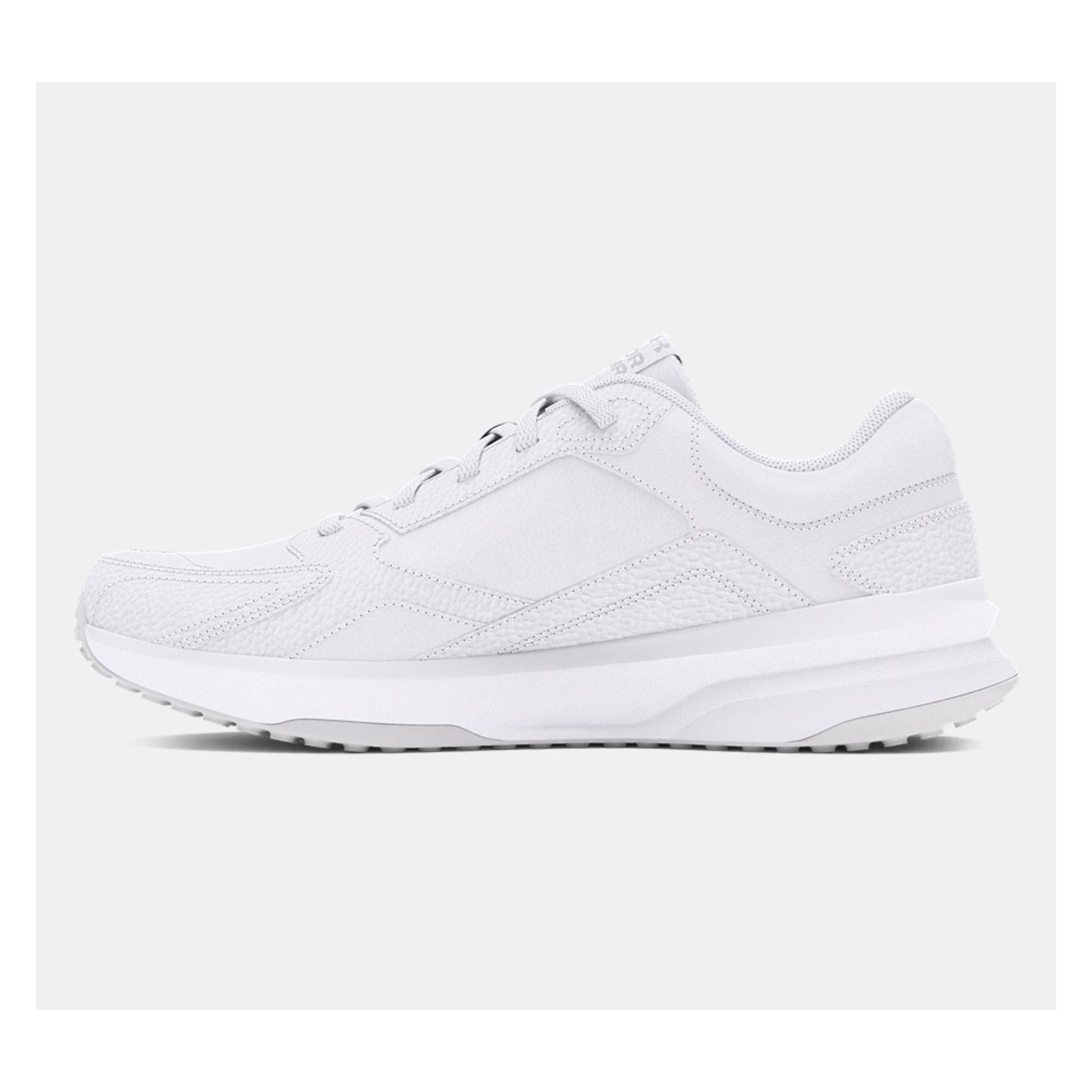 Under Armour, Mannen, Sneakers, Ua Edge Lthr Heren Sportschoenen - Wit, Wit, Grijs, (44)