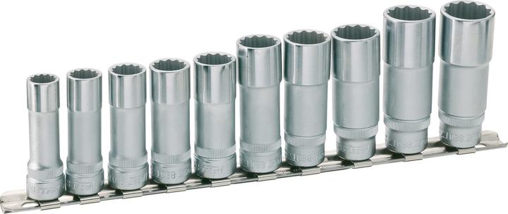 Produktbild HAZET Doppelsechskant Steckschlüssel Satz 880TZ/10H ∙ Vierkant10 mm (3/8 Zoll) ∙ Aussen Doppel-Sechs… (10 mm, 11 mm, 12 mm, 13 mm, 14 mm, 15 mm, 16 mm, 17 mm, 18 mm, 19 mm)