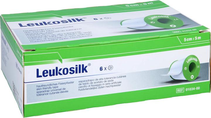 Produktbild BSN LEUKOSILK 5MX5CM, 6 St PFL (6 x)