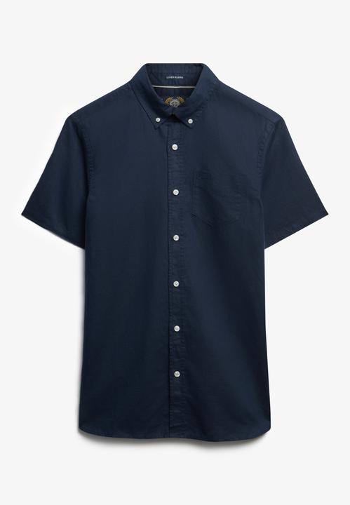 Immagine prodotto Superdry Kurzarm-Hemd aus Baumwolle und Leinen (M)