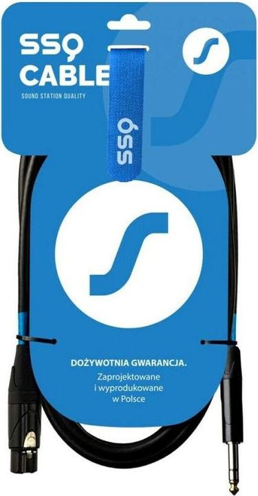 Produktbild SSQ XLRJS3 - XLR żeński / Jack stereo 6 3mm (3 m, XLR)