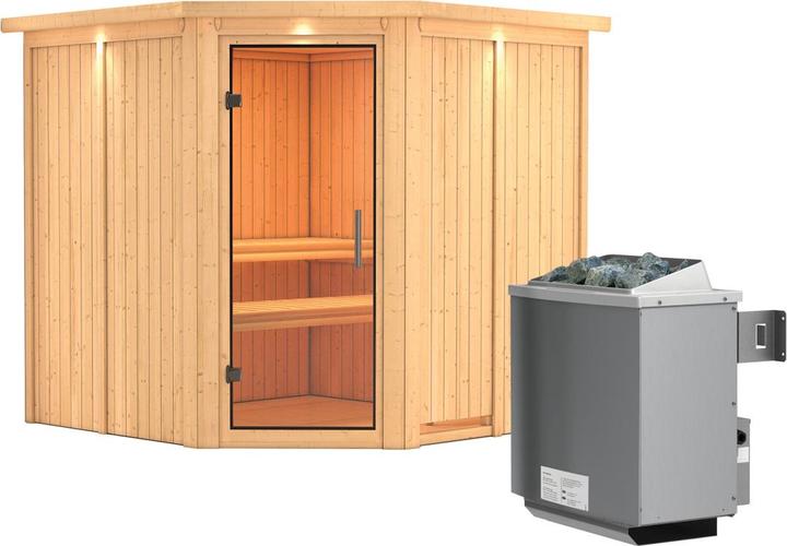 Actual product image Karibu Jarin with roof wreath (9 KW internal control)