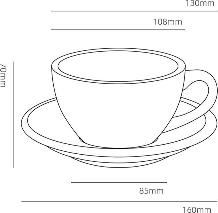 Actual product image MHW 3Bomber Cappuccino Tasse (280 ml, 1 x)