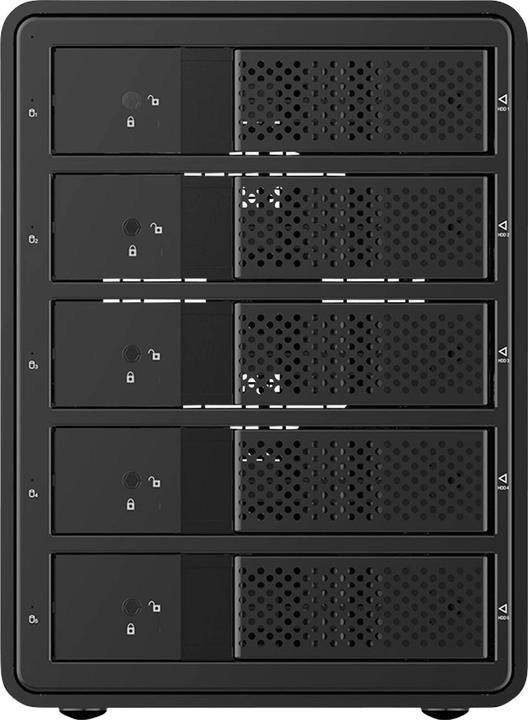 Produktbild Renkforce RF-6647600 8.9 cm (3.5 Zoll) Festplattengehäuse 5 Bay 3.5 Zoll USB-A (