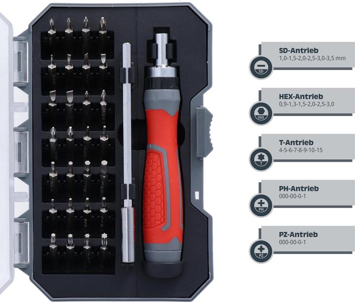 Produktbild Helpmate Präzisionsbitsatz, 30-teilig (Bit-Adapter)