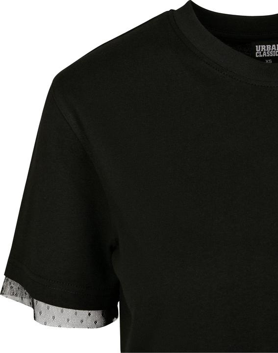 Image du produit Urban Classics Ladies Boxy Lace Hem Tee Dress (5XL)