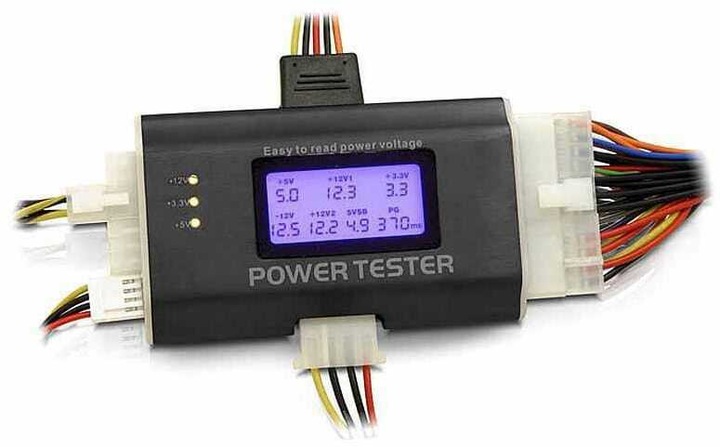 Produktbild Delock Netzteiltester III mit LCD