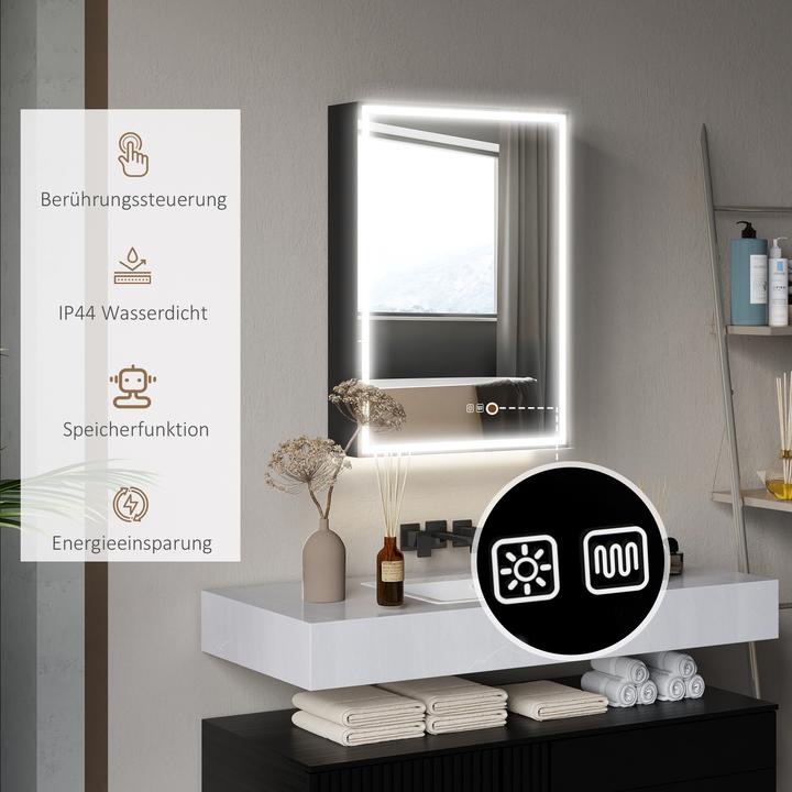 Immagine prodotto Homcom Armadio a specchio (70 x 50 cm)