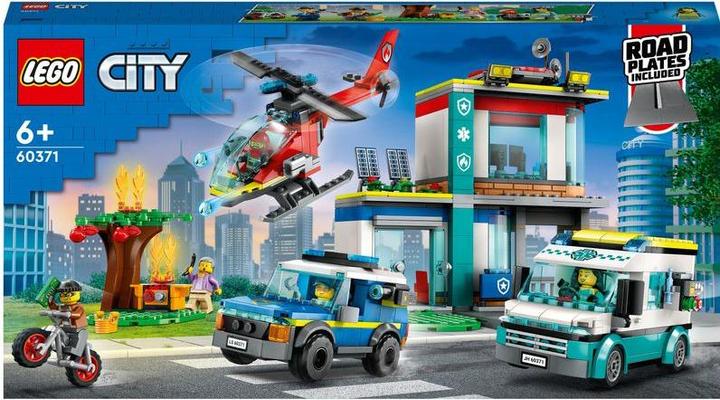 Actual product image LEGO 60371 Rescue Vehicle Headquarters (60371, LEGO City)