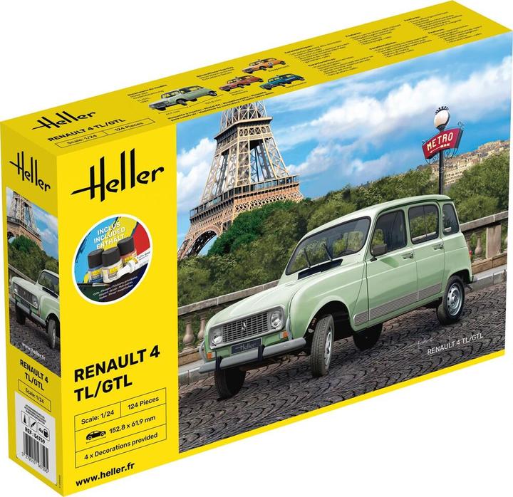 Actual product image Heller STARTER KIT Renault 4TL/GTL