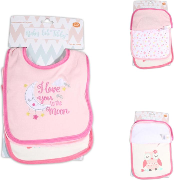 Immagine prodotto Cangaroo Set di 3 bavaglini Tibby