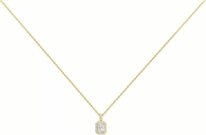 Image du produit Lara Collier Plaque Or - Zirconia (Laiton)