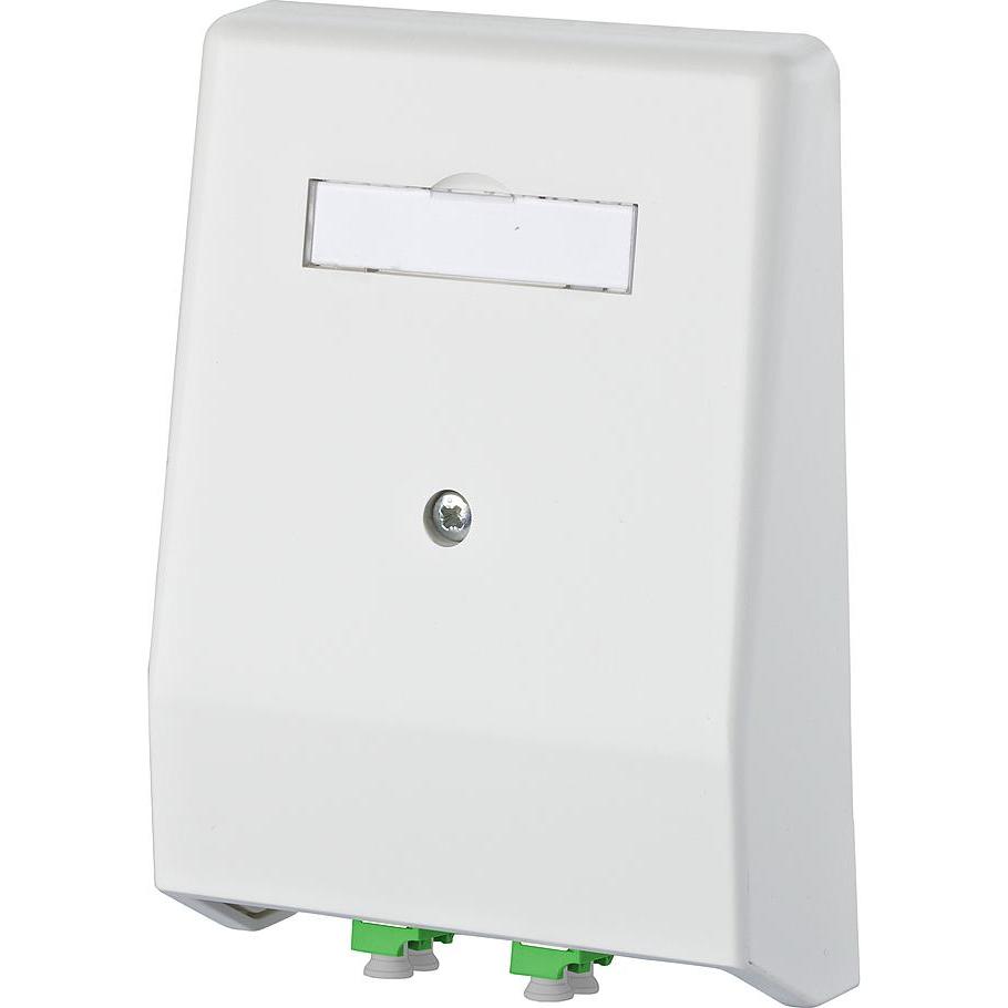 Metz, Steckdose, Connect OpDAT 4 UP 2xLC-D APC OS2 (Keramik) reinweiss 1501107602-E