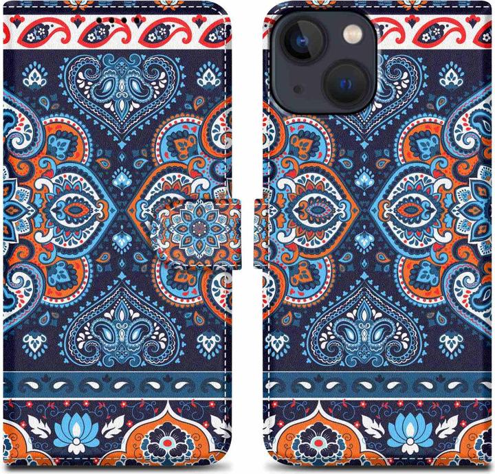 Produktbild Cadorabo Book Hülle mit Print (Apple iPhone 13 mini)