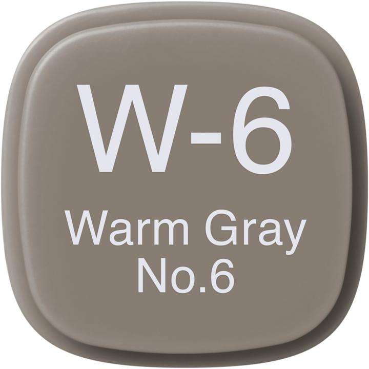 Image du produit Copic Marqueur graphique Classic Type W - 6 (W-6 - Gris chaud No.6, 1 x)