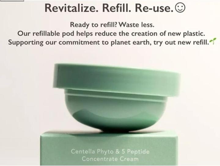 Actual product image Haruharu Wonder Centella Phyto & 5 Peptide Concentrate Cream Moisturizing (30 ml, Day cream)