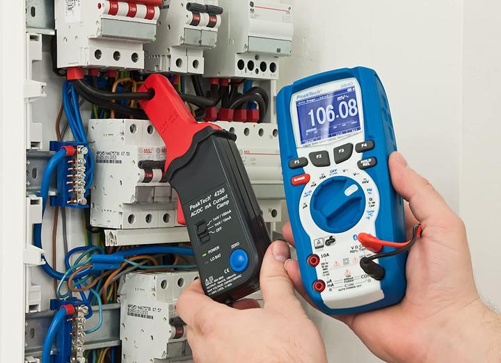 Immagine prodotto Peaktech Adattatore per pinza amperometrica per multimetro P4250 (CAT II 300V, Chela amperometro)