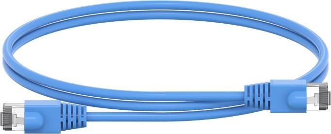 Image du produit Striebel & John Striebel ZLPBL100 Cordon de brassage RJ45 1000mm avec connecteur bleu 2CPX054391R9999 (UTP, CAT8.1, 1 m)