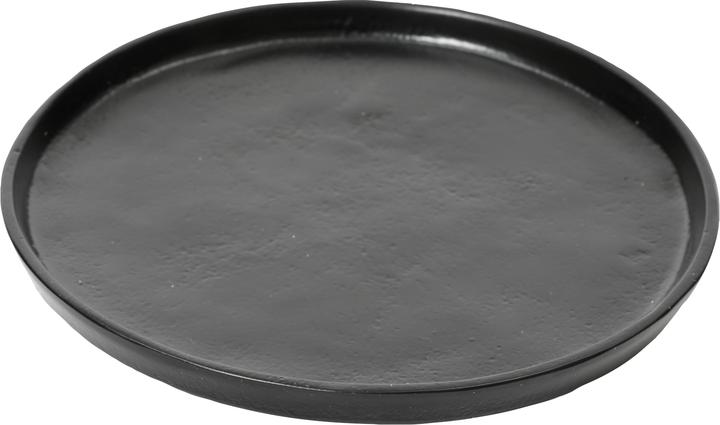 Decoris Dekoteller schwarz Aluminium 30x30x2,5cm