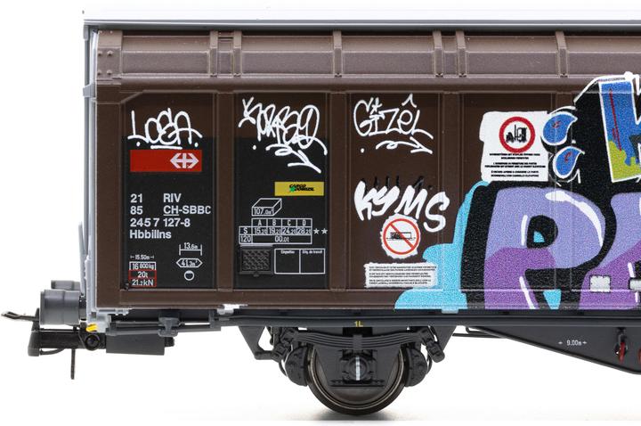 Image du produit Lemke SBB 2-achsiger Schiebewandwagen Hbbillns Zukunft ist Luxus Ep. VI (Piste H0)