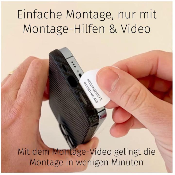 Produktbild Filono MagSafe Backcover aus echtem Carbon Carbon Black (Apple iPhone 16 Pro Max)