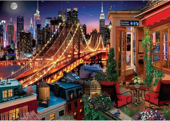 Actual product image Art Puzzle Puzzle 1500 New York, View of the Terrace (1500 pieces)