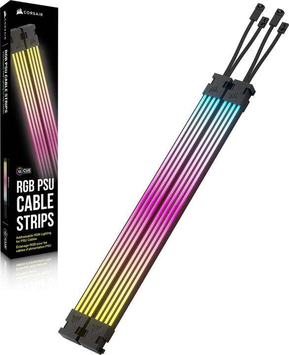 Produktbild Corsair ARGB PSU Cable Strips (RGB)