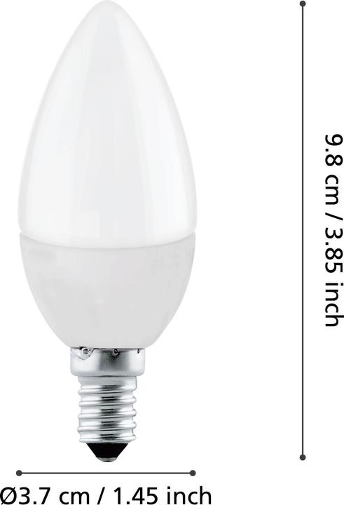 Produktbild EGLO LED-Leuchtmittel (E14, 4.90 W, 470 lm, 40 x, F)