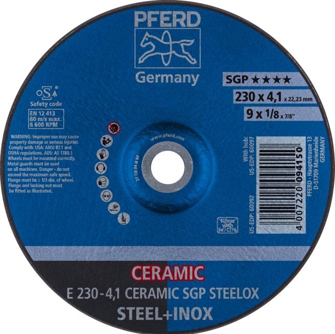 Immagine prodotto Pferd E 230-4,1 CERAMIC SGP STEELOX