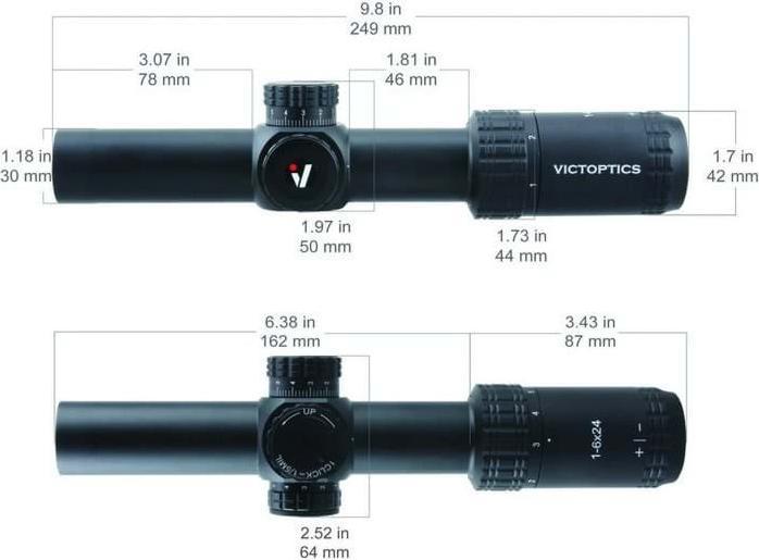 Produktbild Victoptics Rifle Scope S6 1-6x24 SFP Burnt Brown (1 x)
