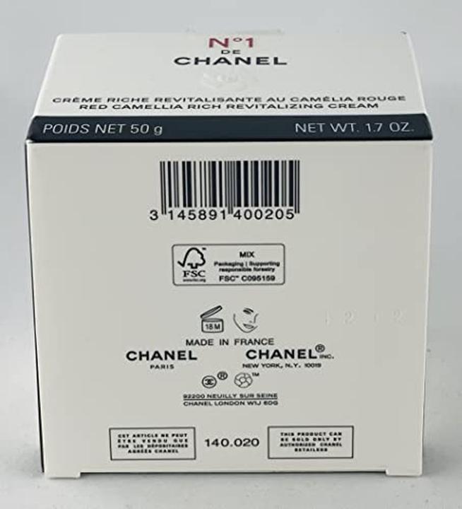 Actual product image Chanel Red Camellia Rich Revitalizing Crème (50 ml, 24h cream)