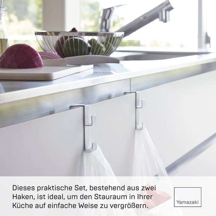 Actual product image Yamazaki Door hooks (set of 2) TOWER