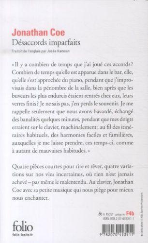 Immagine prodotto Désaccords imparfaits (Francese, Coe Jonathan, Jonathan Coe., 2013)