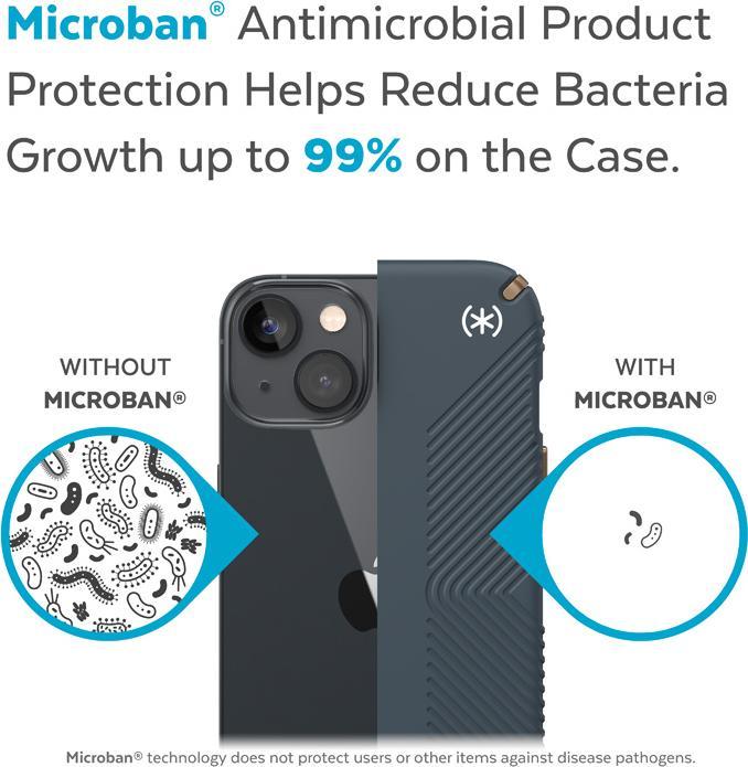 Produktbild speck Presidio2 Grip – Rutschfeste iPhone 15 Plus/14 Plus Hülle (Anthrazit/Cool Bronze/Schiefer) (Apple iPhone 14 Plus, Apple iPhone 15 Plus)