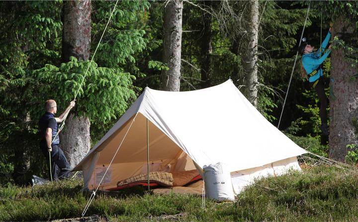 Produktbild Nordisk Ydun 5.5 m² Tent Technical Cotton (Kuppelzelt, 13 kg, 4 Personen)