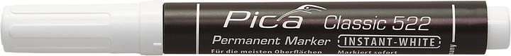 Actual product image Pica Permanent marker INSTANT-WHITE, white, waterproof, 10 pieces with line widths from 1-4 mm (10x)