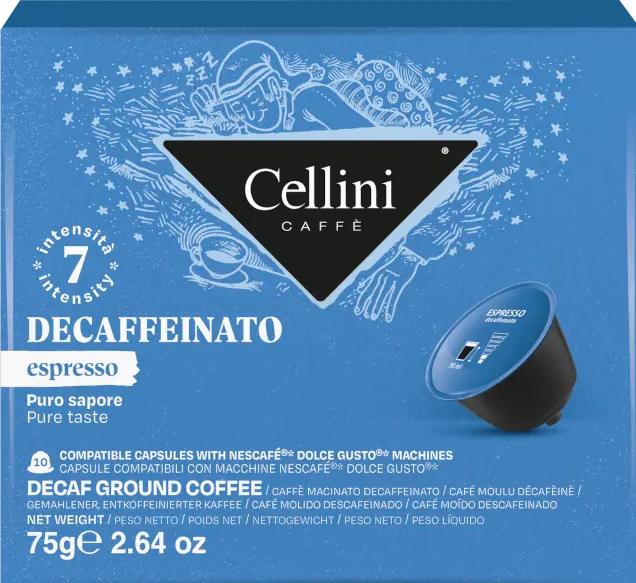 Actual product image Cellini Espresso decaffeinated (10 x Port.)