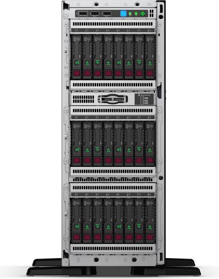 Produktbild HPE ML350 Gen10 Silver 4210, 2.2GHz, 16GB (Intel Xeon Silver 4210, 16 GB, Tower Server)