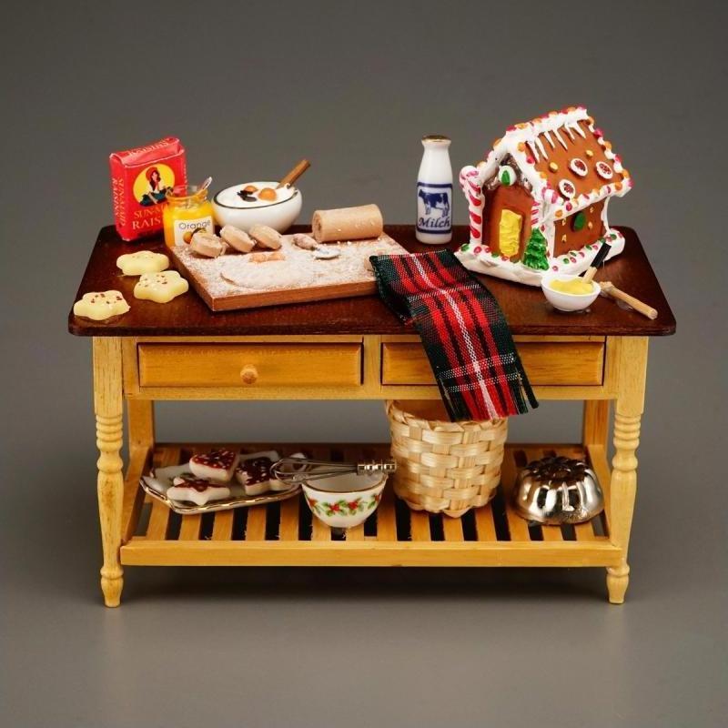 Reutter, Deko Objekt, 001.727/2 - Weihnachtsbacktisch, Miniatur