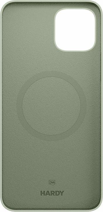 Actual product image 3MK Hardy Case iPhone 15 6.1" zielony/green MagSafe (Apple iPhone 15)