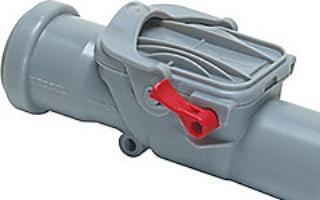 Produktbild Kessel Staufix Rückstauverschluss aus Kunststoff grau DN50 (19.60 mm)