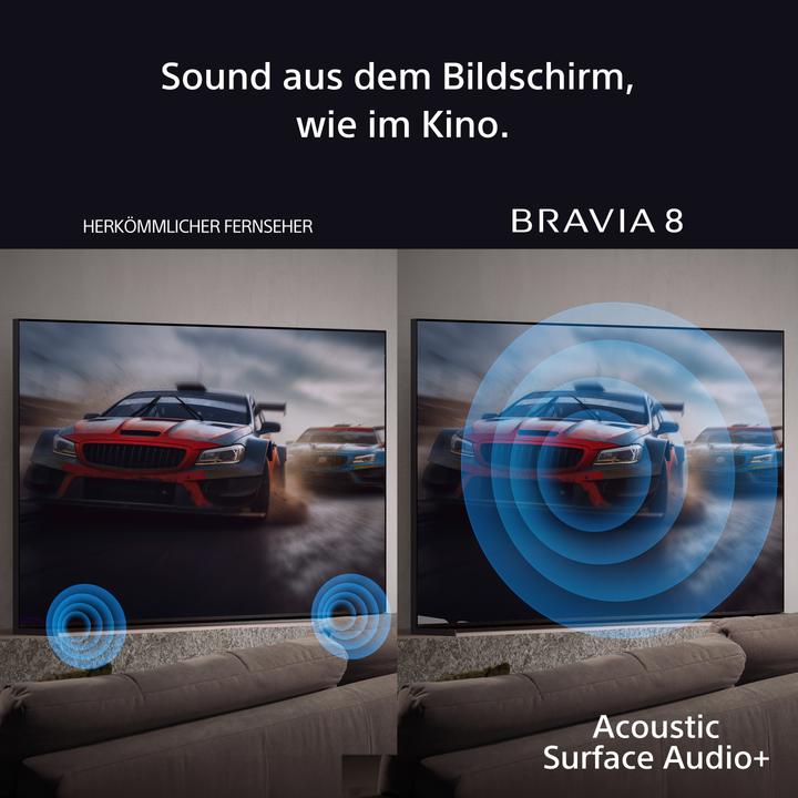 Actual product image Sony BRAVIA 8 Series 65" OLED 4K HDR Display with Google TV, including 3 years PrimeSupport, 16 (65", OLED, 4K)
