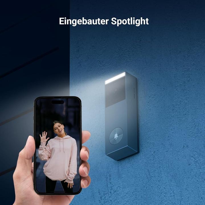 Produktbild EZVIZ Intelligente Video-Türklingel mit Solarpanel CP3 Pro (Kabellos, WLAN)