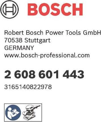 Produktbild Bosch Professional Zubehör Schleifplatte, 110 x 100 mm, mit Kletthaftung