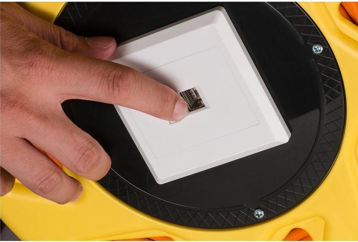 Produktbild Goobay Mobile Kabeltrommel (S/FTP, CAT7a, 50.50 m)